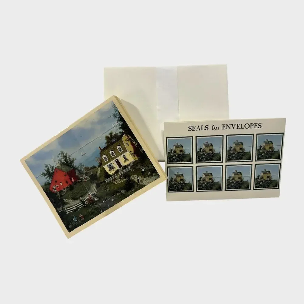 Lang Deluxe Notecards Old Stonington by Linda Nelson Stocks